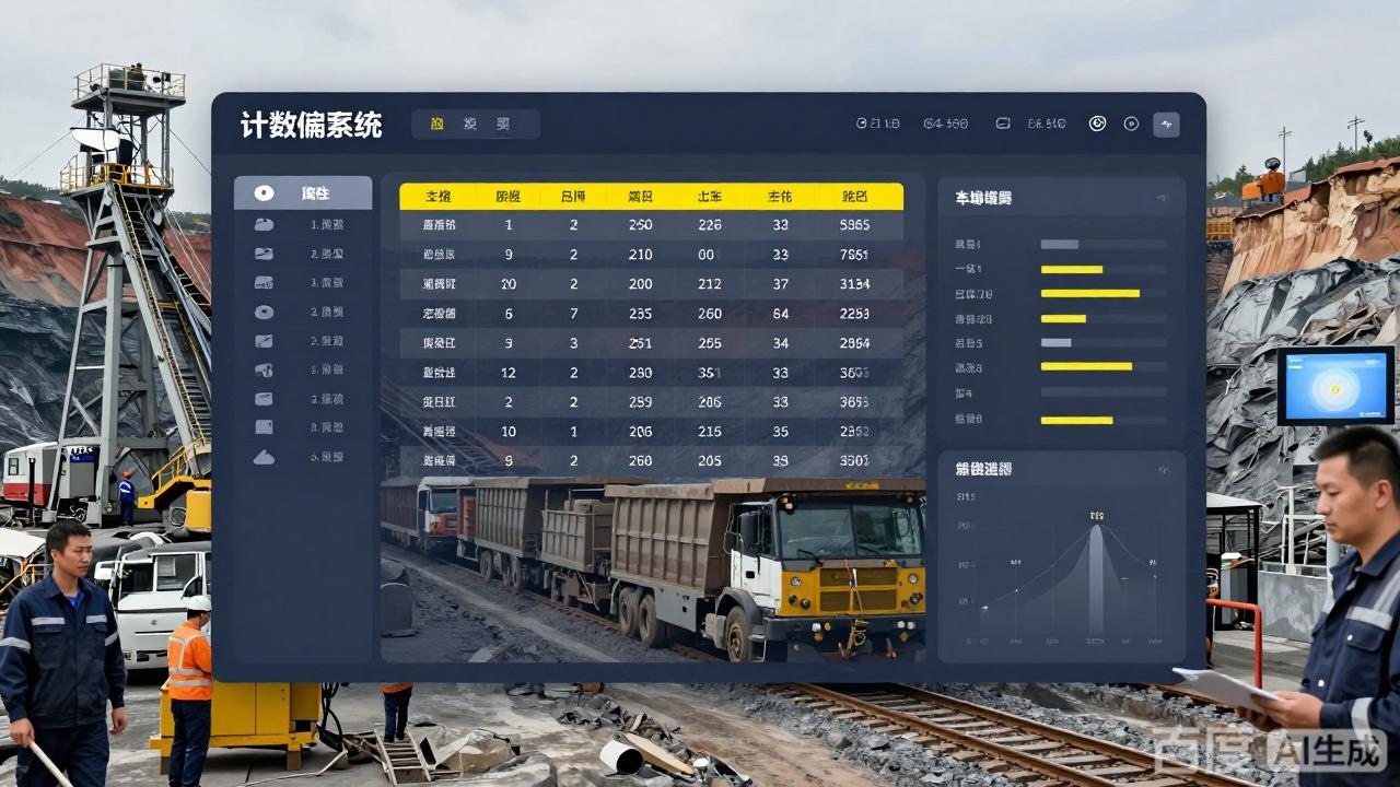 矿区运输车辆计数管理系统 矿区运输车辆计数管理系统