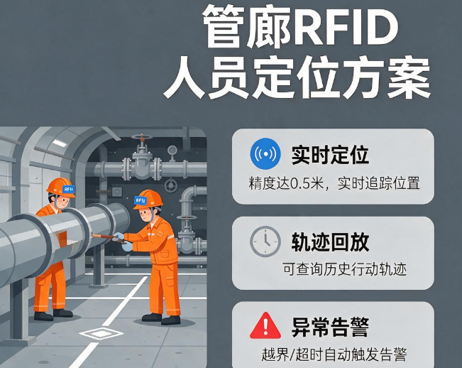 综合管廊RFID人员定位解决方案